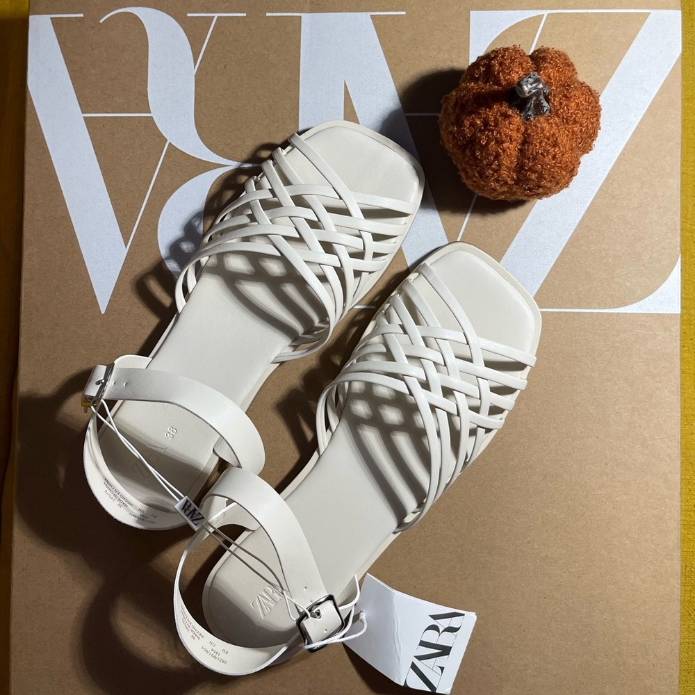 ๐ซ Zara Flat Fisherman Sandals - New ๐ซ - Picture 6 of 11